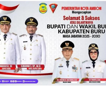 Selamat Bupati dan Wakil Bupati Buru