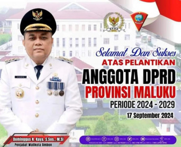 Pelantikan Anggota DPRD Provinsi Maluku