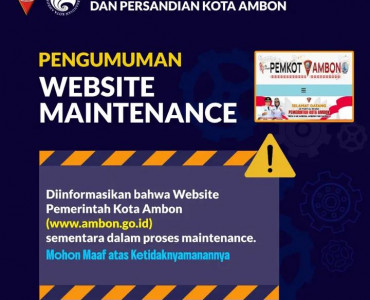 Pengumuman Web Pemkot