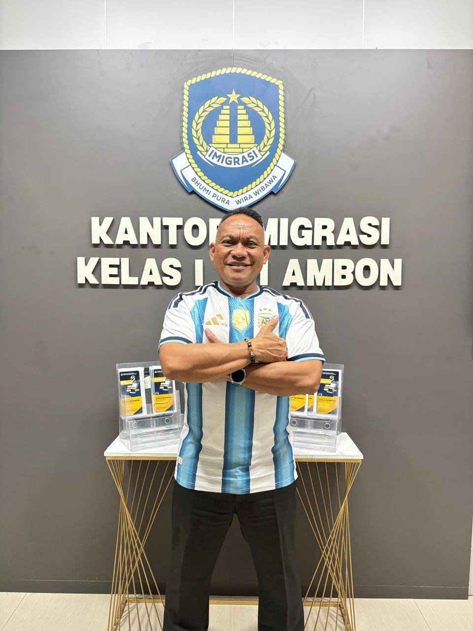 Kepala Imigrasi Ambon Jagokan Argentina Juara Piala Dunia 2026