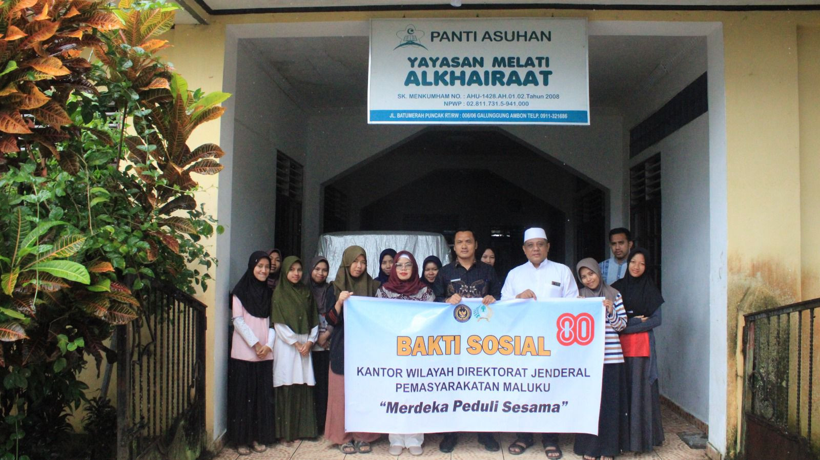 Wujudkan Nilai Sosial, Kanwil Ditjenpas Maluku Sambangi Panti Asuhan