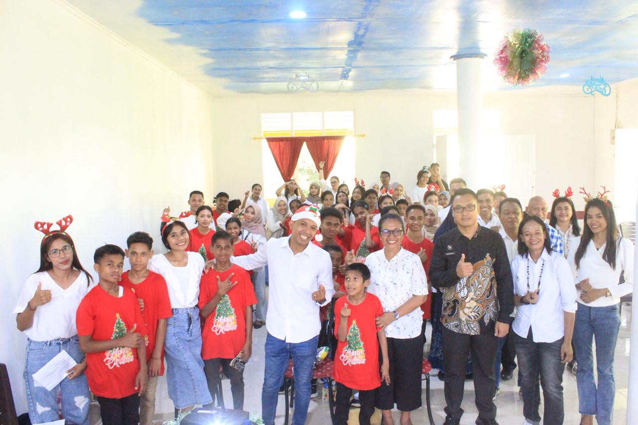 Kabagtum Kanwil Ditjenpas Maluku Hadiri Perayaan Natal Di Bapas Kelas II Ambon