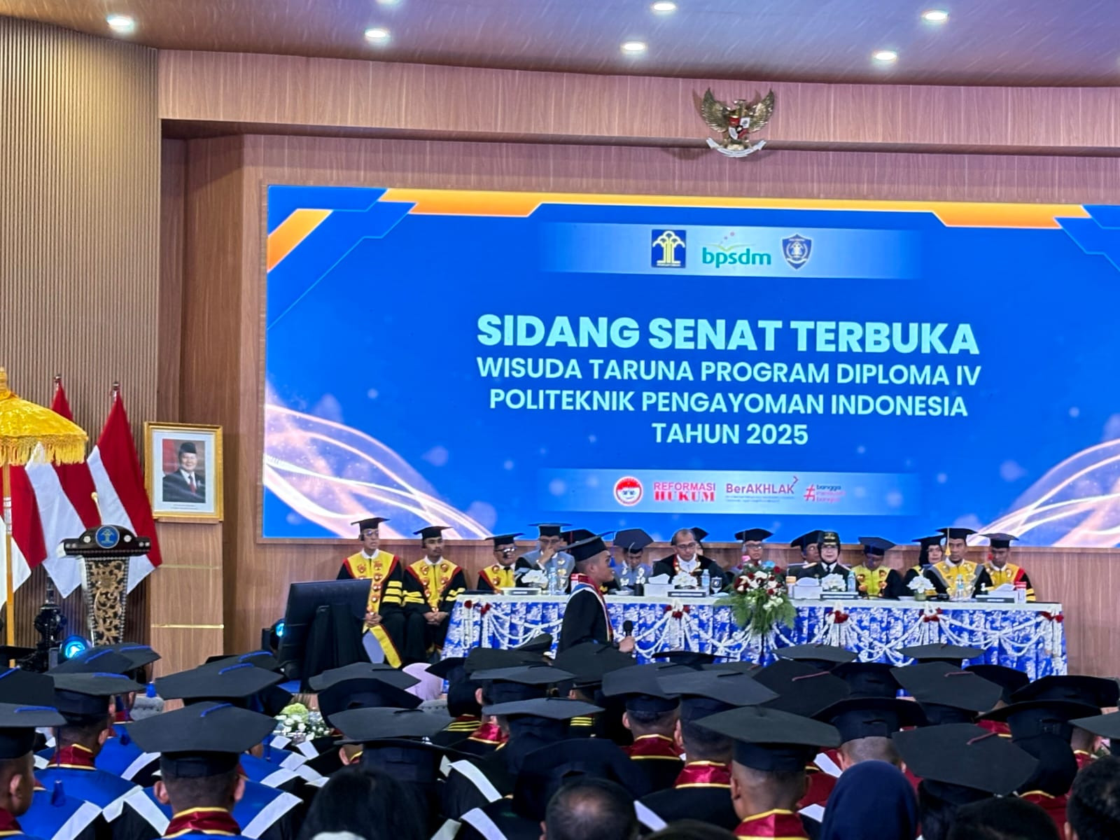 Riupassa satu Dari Sejumlah Petugas Lapas Yang di Wisuda Poltekpin Tahun 2025
