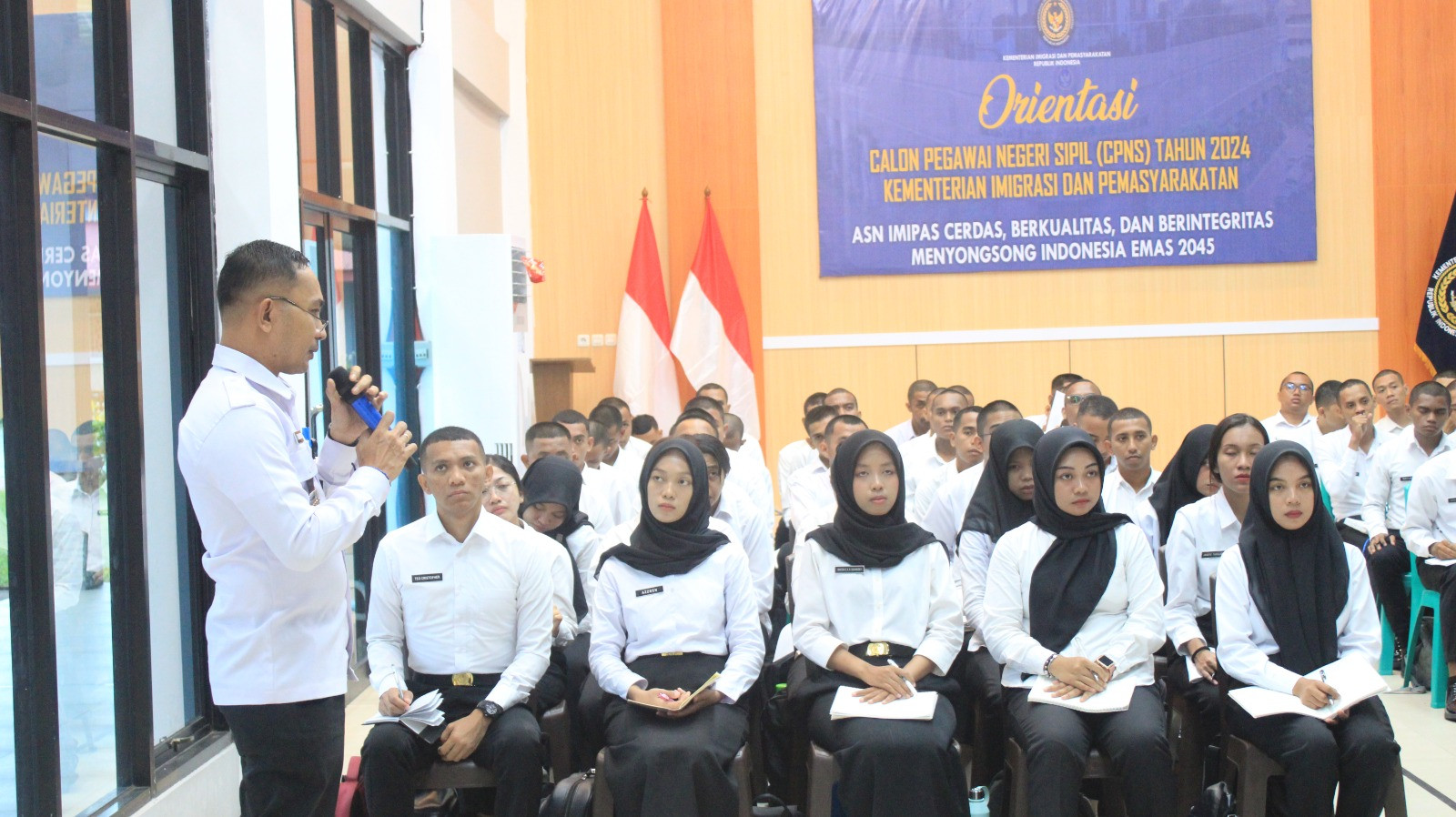 Meningkatkan Mutu Pelayanan, CPNS Kanwil Ditjenpas Diberikan Inovasi Keamanan Elektronik