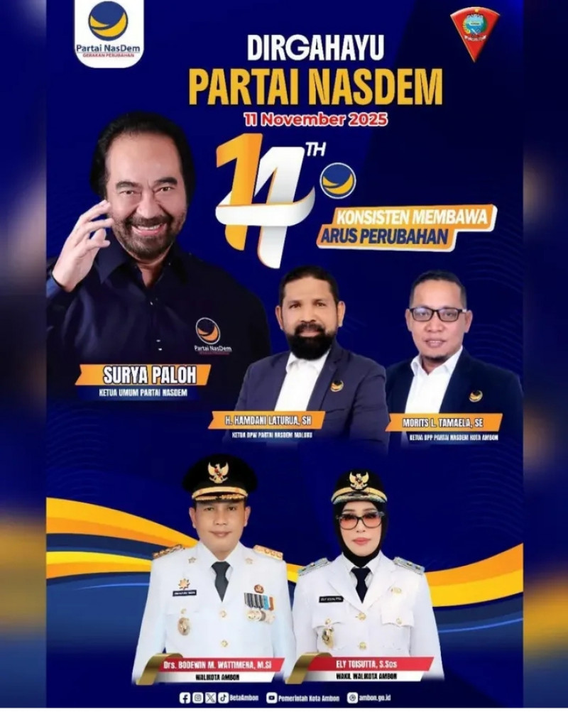 DIRGAHAYU PARTAI NASDEM