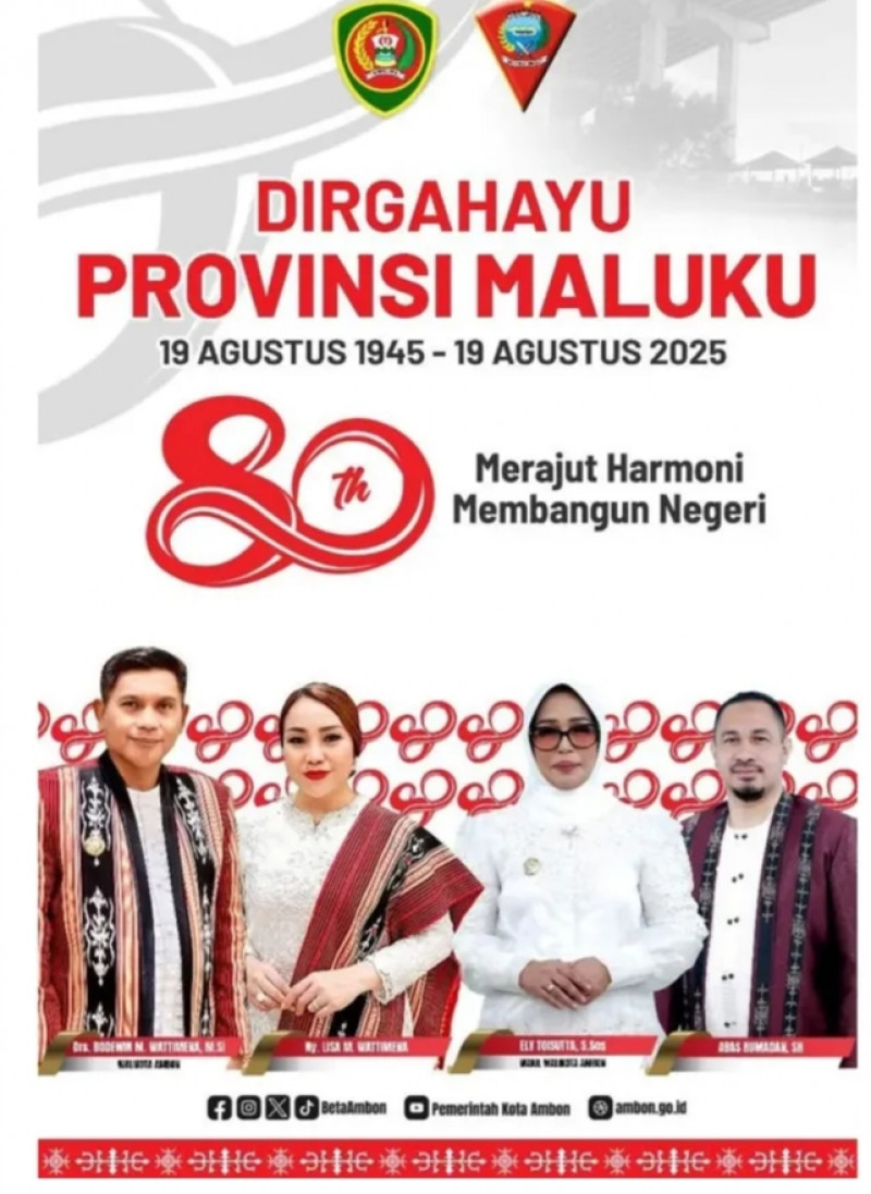 Dirgahayu Provinsi Maluku
