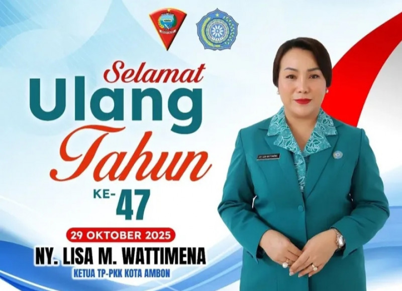 Selamat Ulang Tahun  Ketua TP-PKK Kota Ambon
