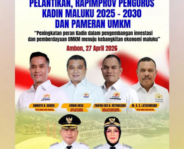 Pelantikan BAPIMPROV. Penggurus KADIN Maluku