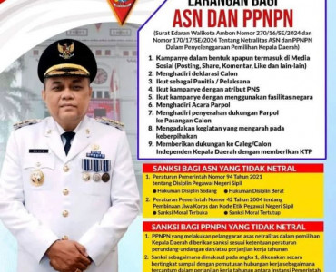 Larangan Bagi ASN Dan PPNPN