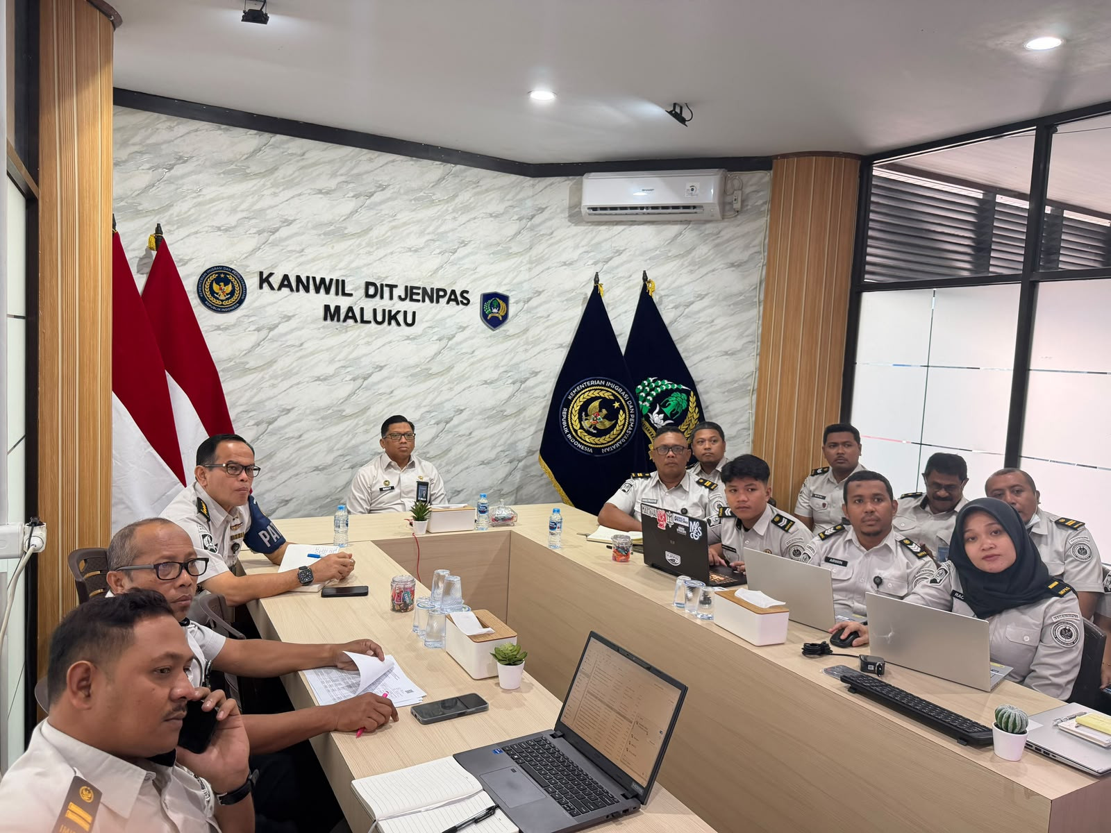 Kanwil Ditjenpas Maluku Evaluasi Kinerja 17 UPT, Petakan Capaian dan Kendala