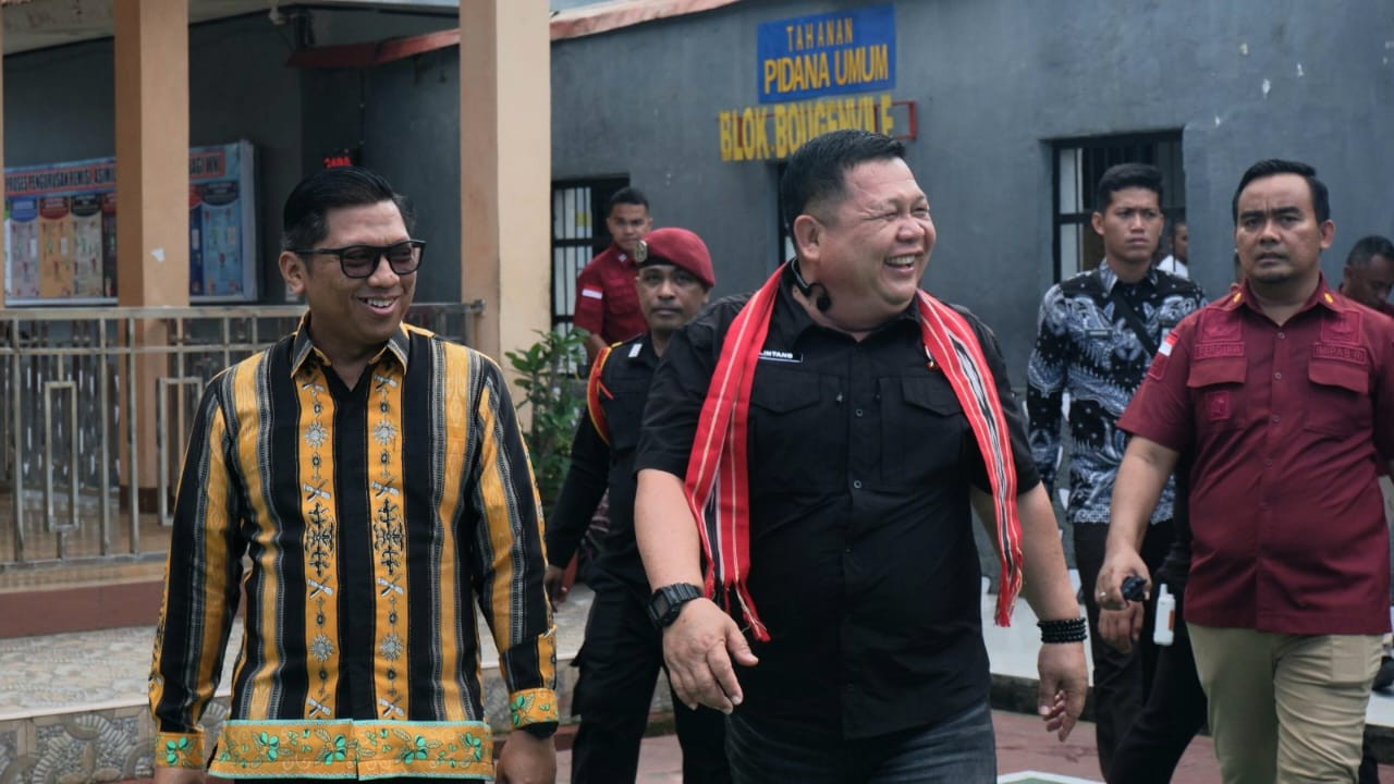Inspektur Wilayah IV Kementerian Imigrasi dan Pemasyarakatan RI Berkunjung Rutan Kelas IIA Ambon