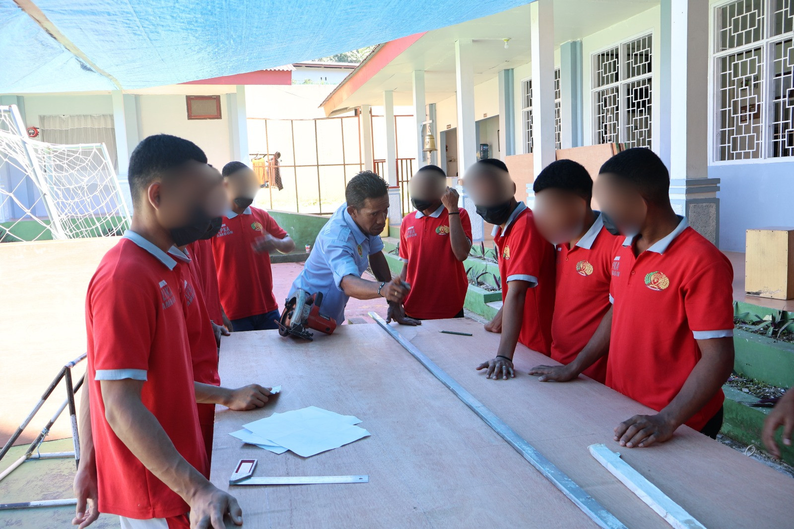 LPKA Ambon Gandeng SMK Negeri 3 Ambon, Gelar Pelatihan Mebeler Bagi Anak Binaan