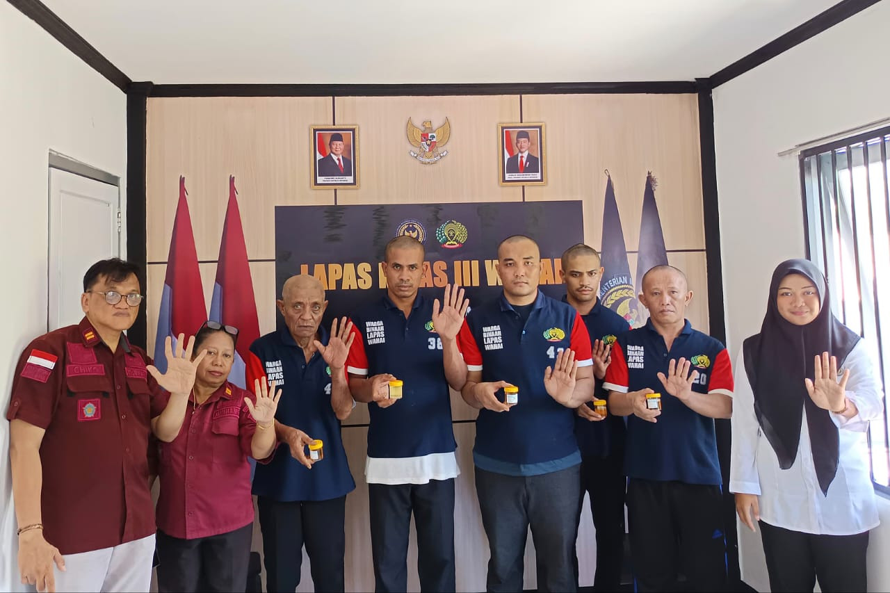 Brantas Pengedaran Narkoba, Lapas Wahai Tes Urin Narapidana Baru