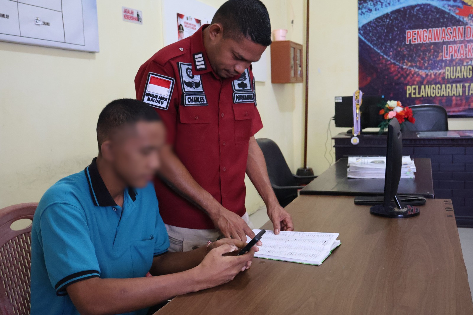 Jaga Hak Komunikasi Anak Binaan, LPKA Ambon Berikan Fasilitas Video Call Gratis
