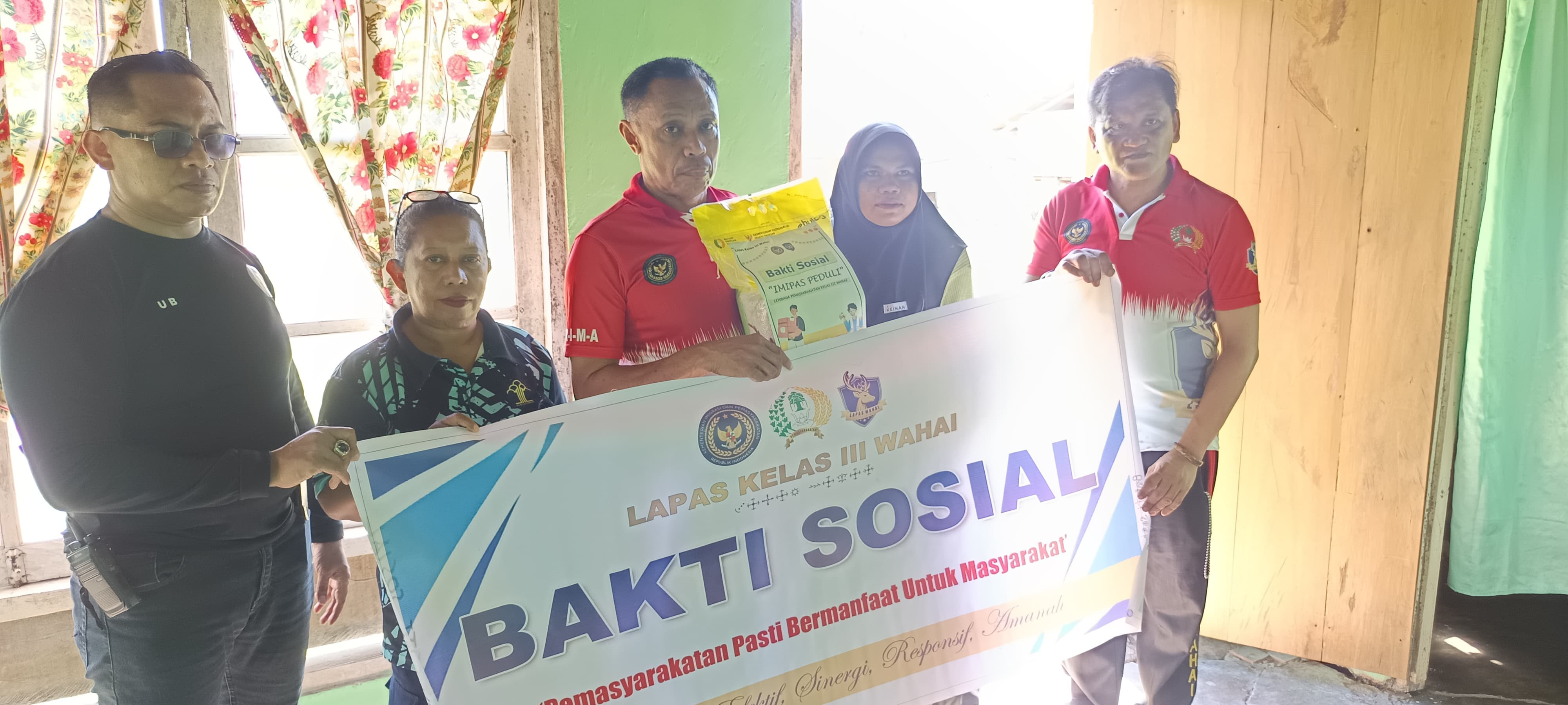 Lapas Wahai Tebar Kepedulian Pascaiduladha, Bansos Jumat Berkah Ringankan Warga Sekitar