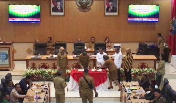 DPRD Kota Ambon Gelar Rapat Paripurna Ke- 6,Pemkot Tetapkan 3 Ranperda