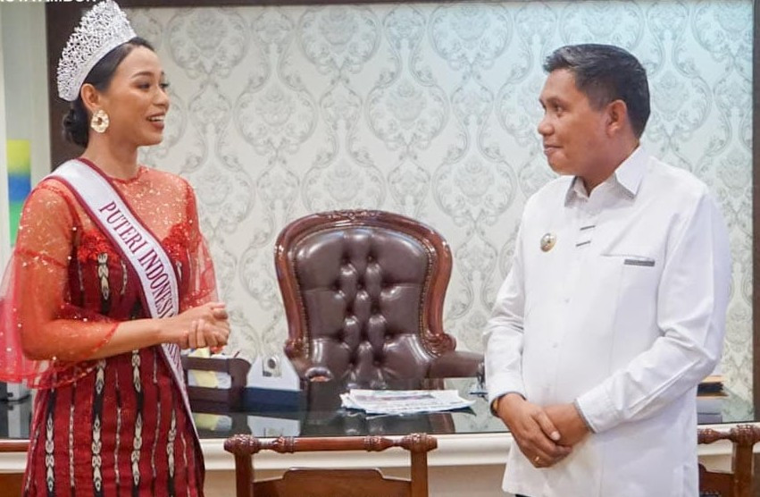 Wakili Maluku di Ajang Putri Indonesia, Pattipeilohy Kunjungi Balai Kota