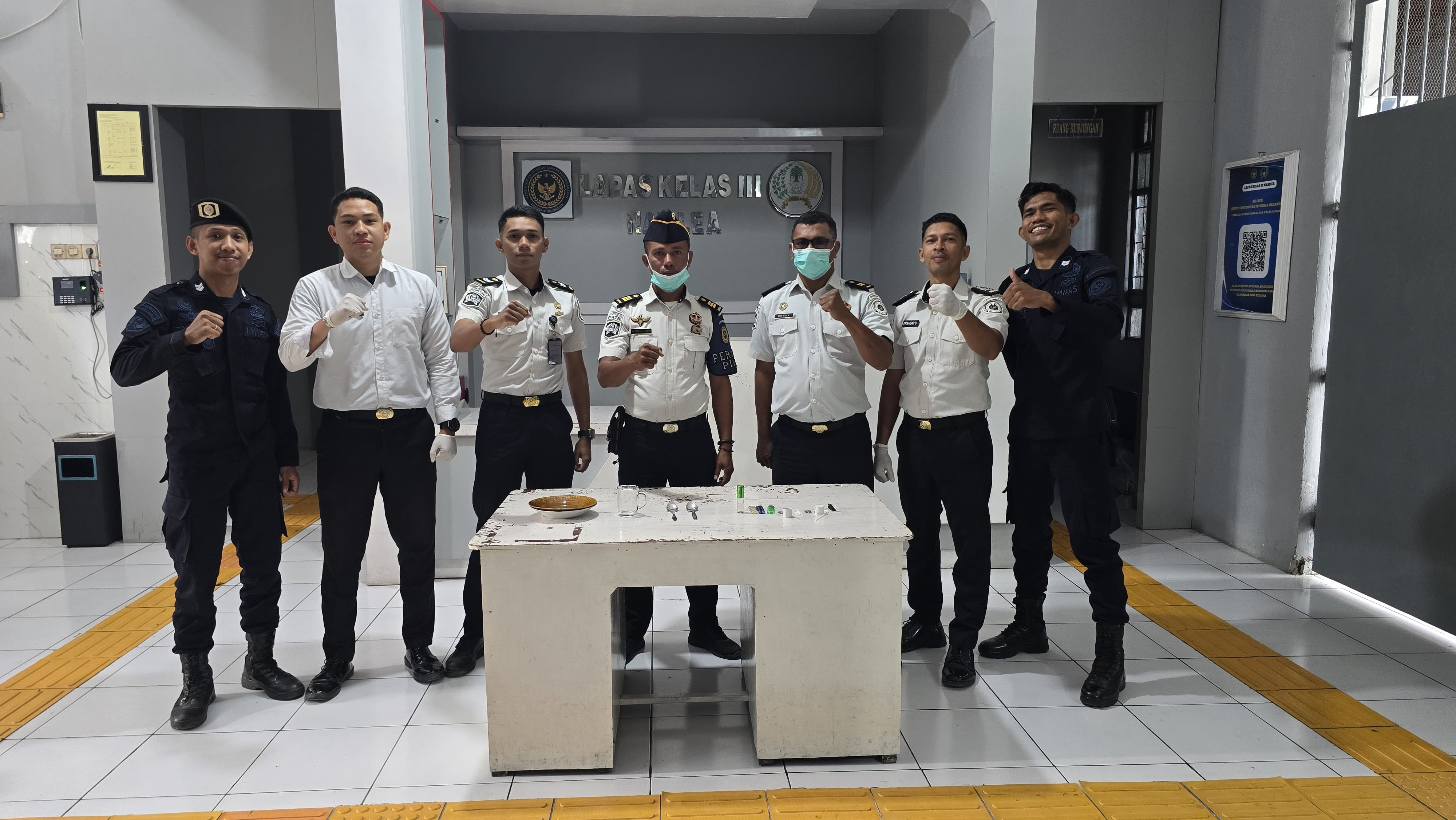 Razia Kamar Hunian, Lapas Namlea Sita Barang Terlarang Milik Warga Binaan