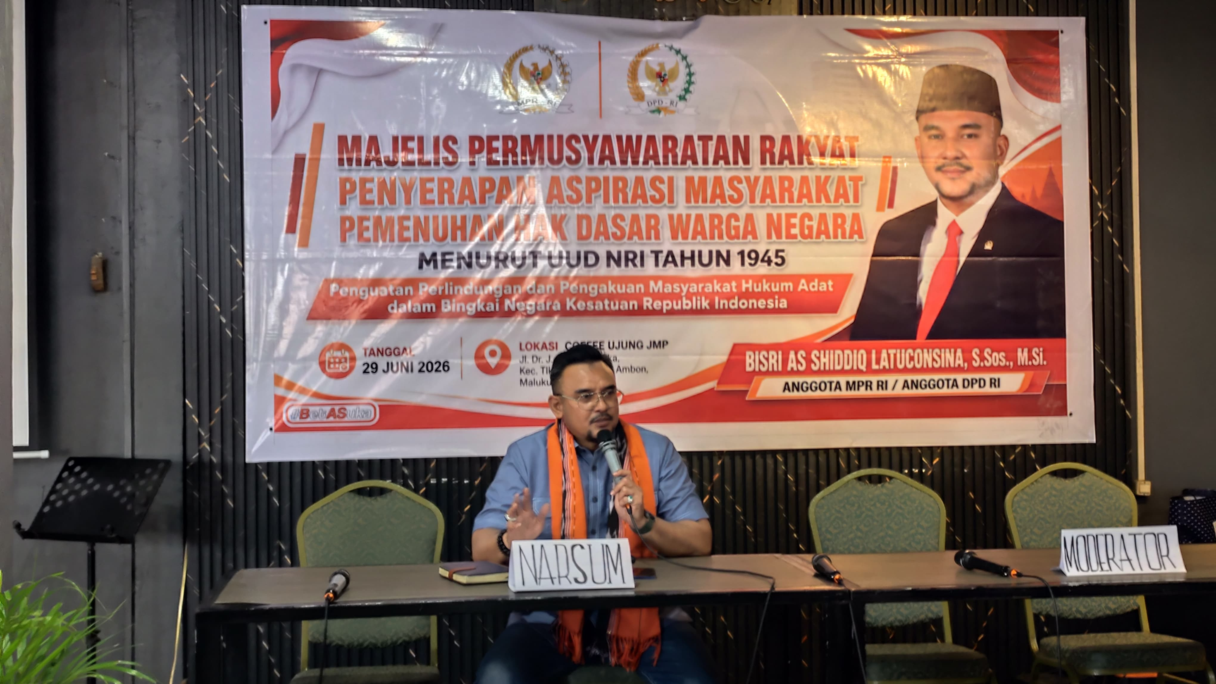 Latuconsina: Negara Jangan  Abaikan Masyarakat Adat, Maluku Harus Punya Payung Hukum