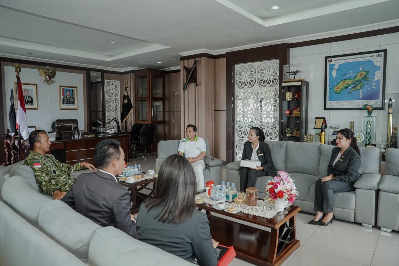 Bangun Kolaborasi Lintas Sektor, Swiss-Belhotel Ambon dan Zest Ambon Silahturami ke Kodam XV/Pattimura