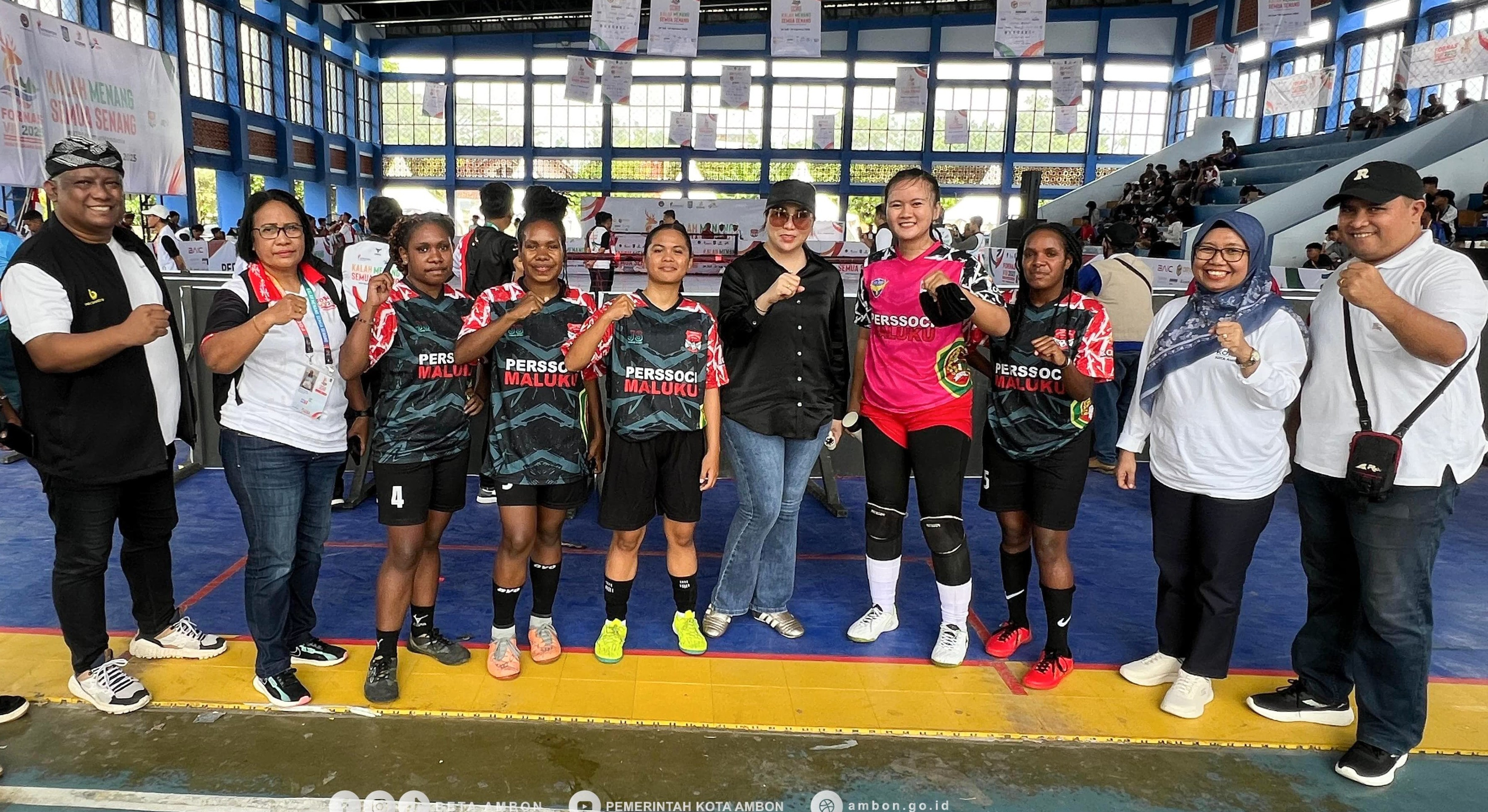 Hadiri Ajang Bola Berjalan dan Street Soccer di Fornas VIII,  Wattimena: Ini Unik dan Perlu Dikembangkan di Ambon