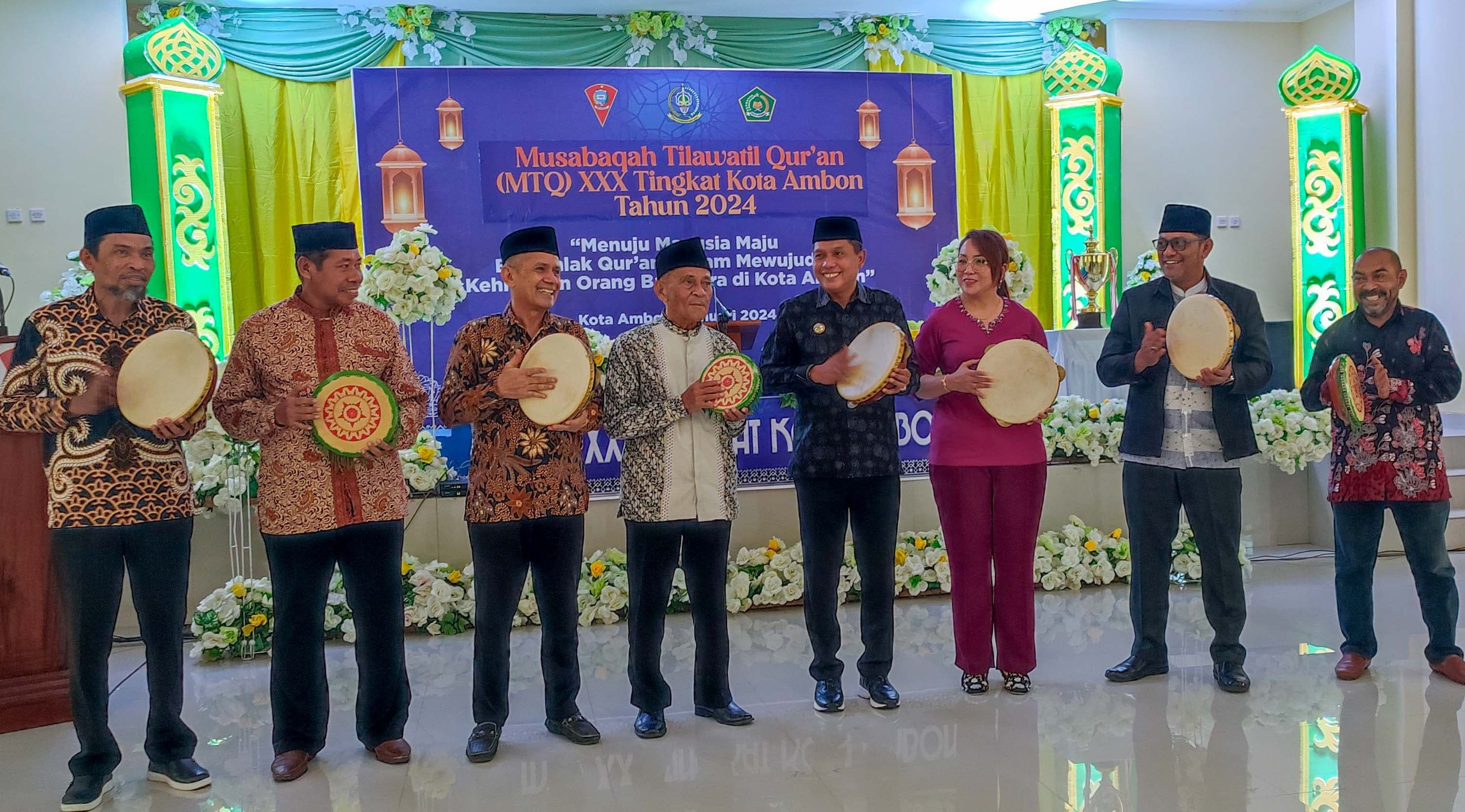 Buka MTQ Kota, Wattimena : Ajang Bina Generasi Muda