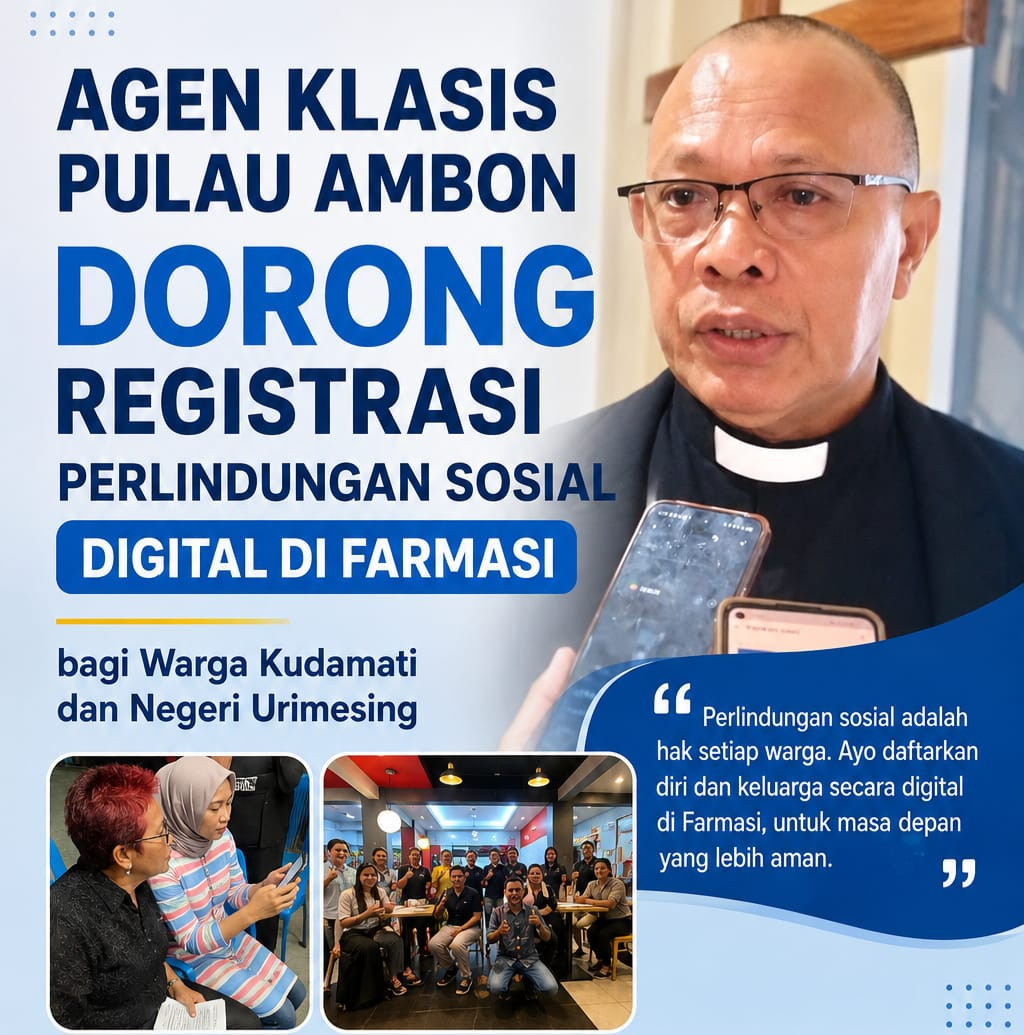 Klasis Pulau Ambon Perkuat Kolaborasi dengan Pemkot Dukung Perlindungan Sosial Digital