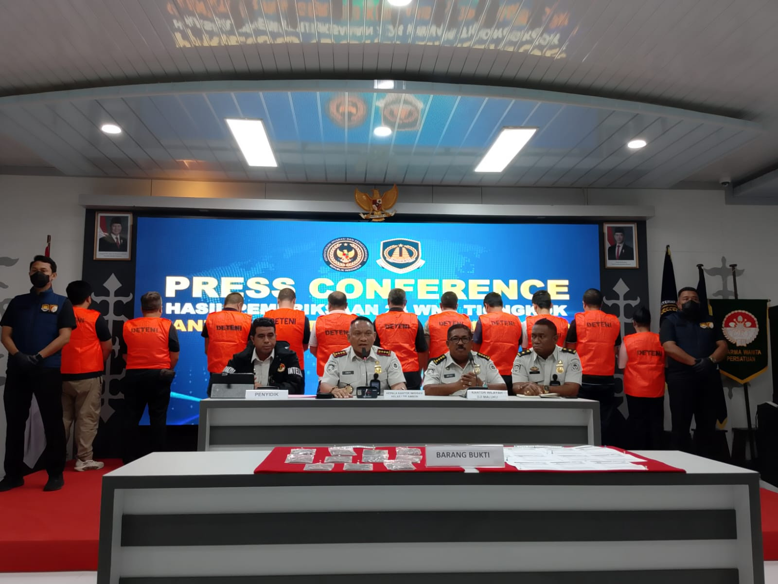 Imigrasi Ambon Tegaskan 13 WNA China di Gunung Botak Kantongi Izin Resmi,11 Diproses Deportasi.