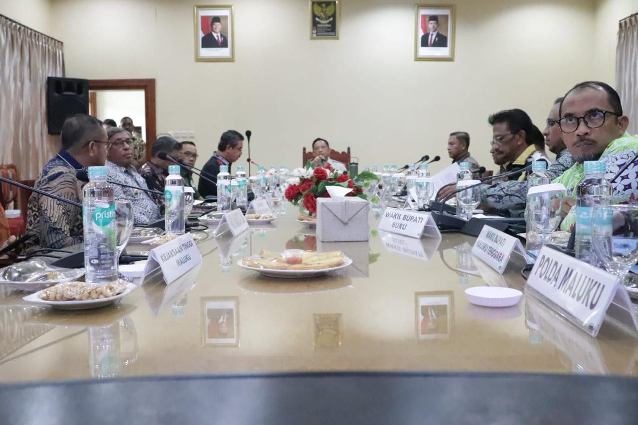 Gubernur Paparkan Kondisi Maluku ke Mendagri Pada Rakor Kepala Daerah se- Maluku