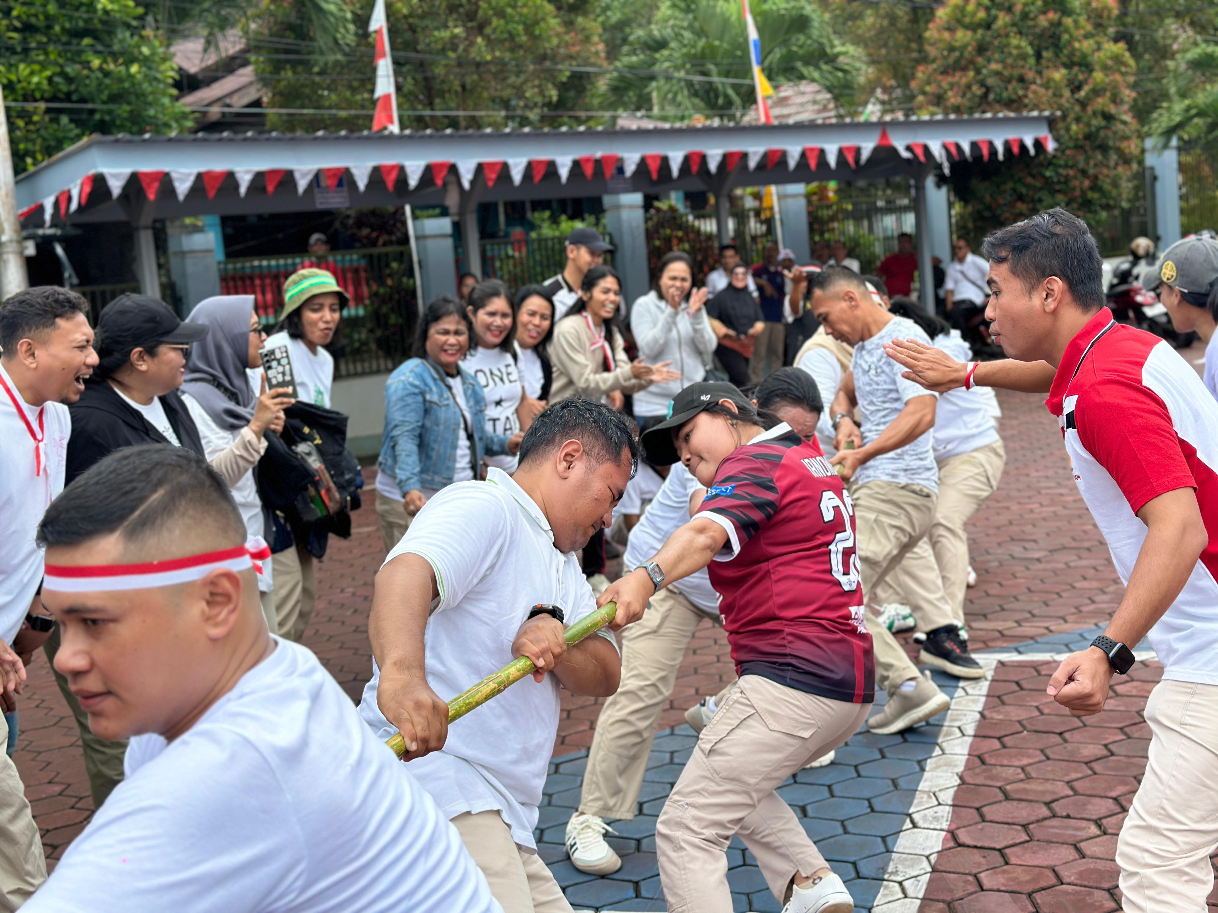 Semarak HUT RI, BAPAS Ambon Tunjukan Kekompakan dalam Lomba