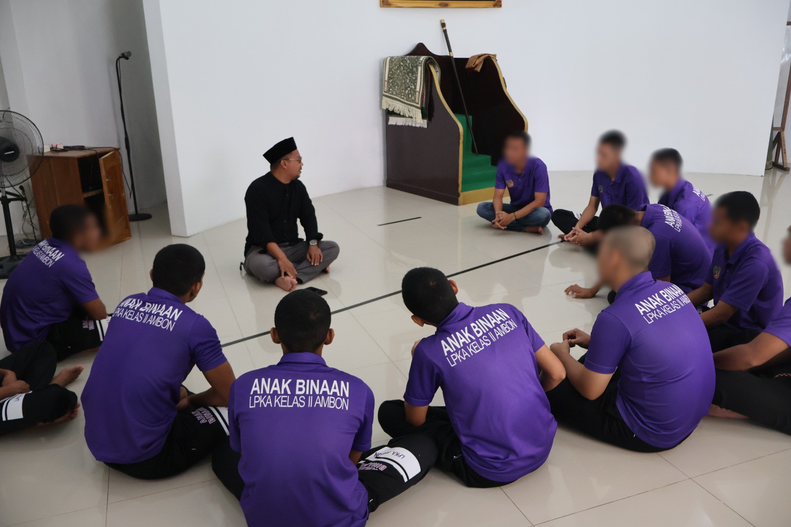 Kajian Remaja di LPKA Ambon Perkuat Karakter dan Pemahaman Agama Anak Binaan
