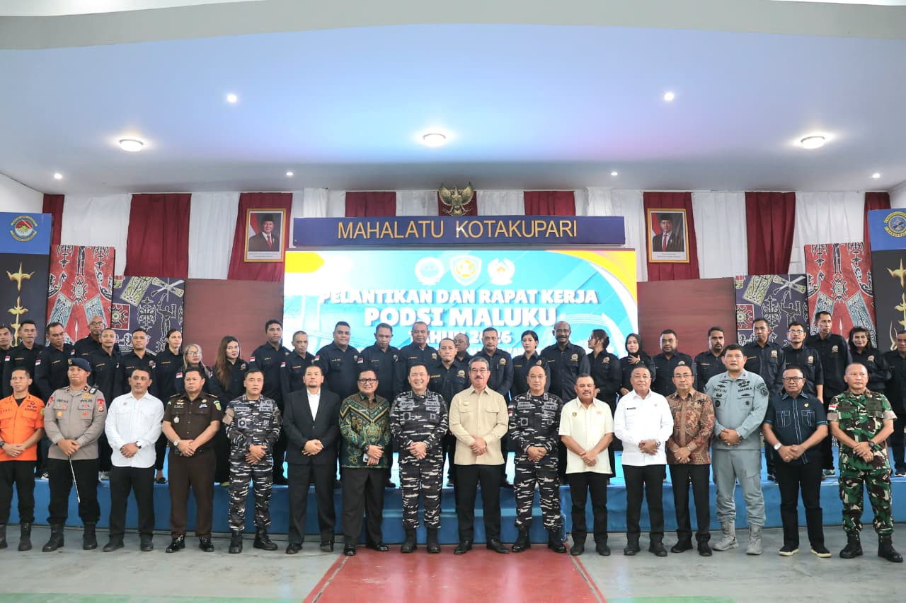 Gubernur Maluku Hadiri Pelantikan PODSI, Gaungkan Kebangkitan Olahraga Dayung