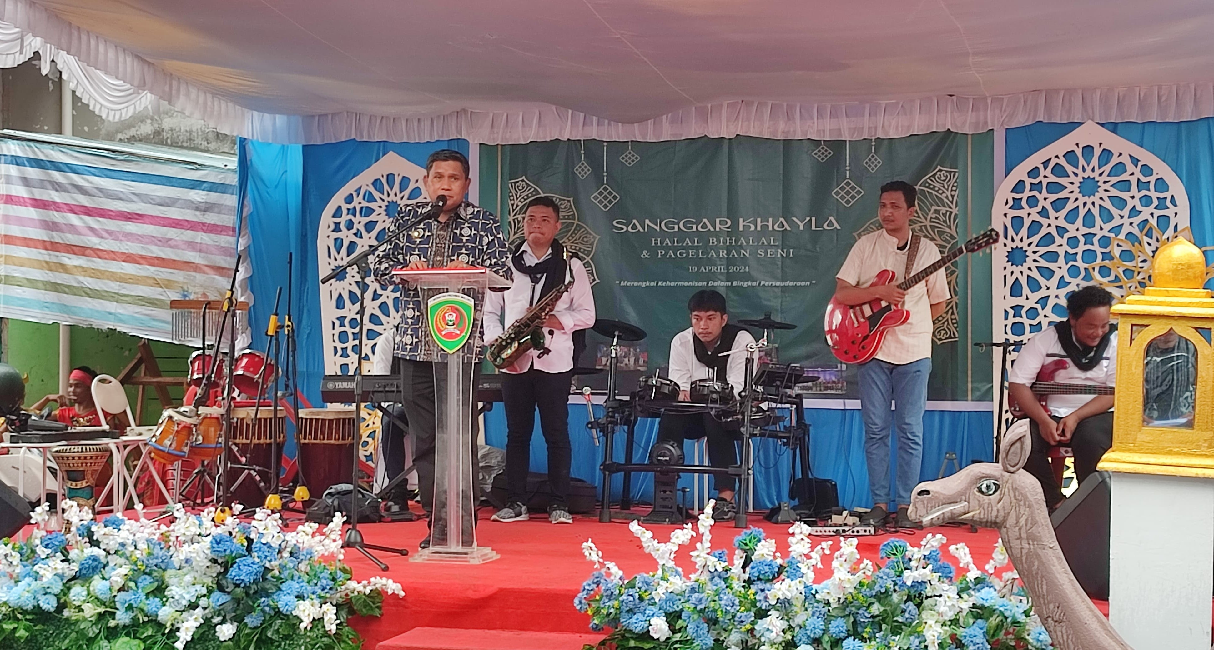 Hadiri Halal Bi Halal, Wattimena Apresiasi Sanggar Khayla