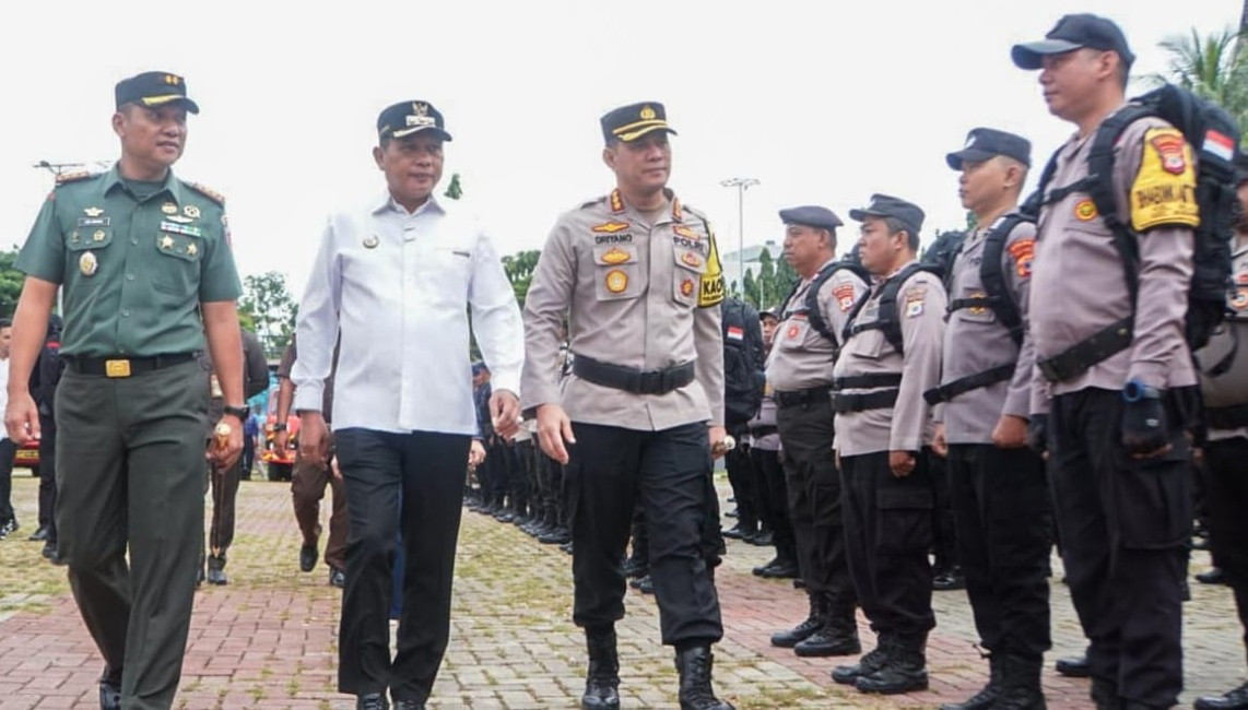 Amankan TPS, Wattimena Pimpin Apel Kesiapan Pasukan