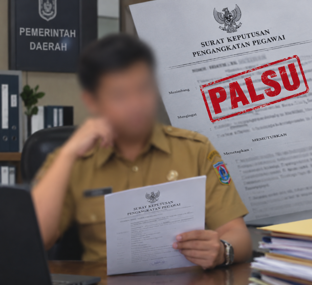 Mencuat Di Permukaan SK Bodong, Kepala BKSDM Kota Ambon Bohongi Pimpinan dan Publik?