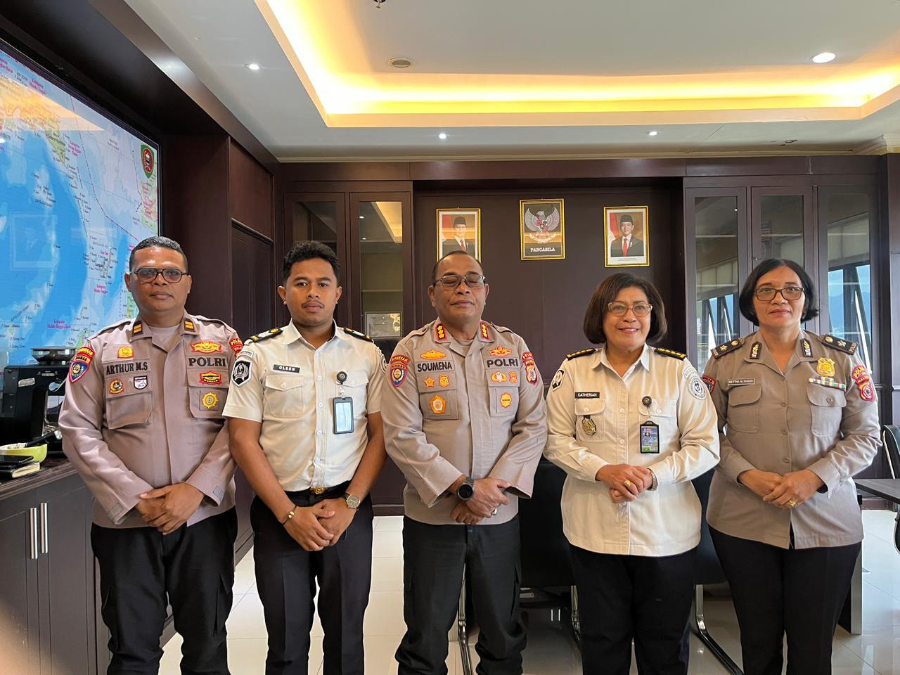 Kanwil Ditjenpas Maluku- Polda Maluku Perkuat Sinergi Kawal Reintegrasi Klien Pemasyarakatan
