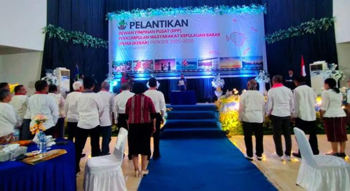 Lantik Kepengurusan ( DPP ) Kepulauan Babar,Lewerissa Ajak PEMASKEBAR Jadi Motor Penggerak Harmoni dan Persatuan