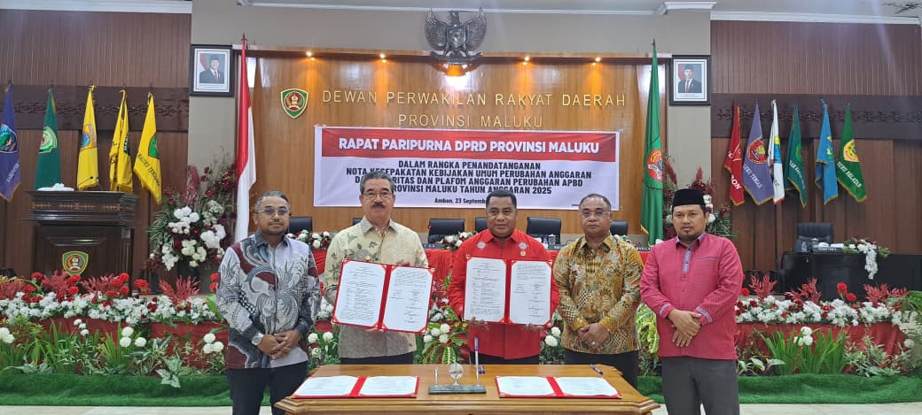Eksekutif Dan  Legislatif Teken Nota Kesepakatan KUPA-PPAP APBD 2025