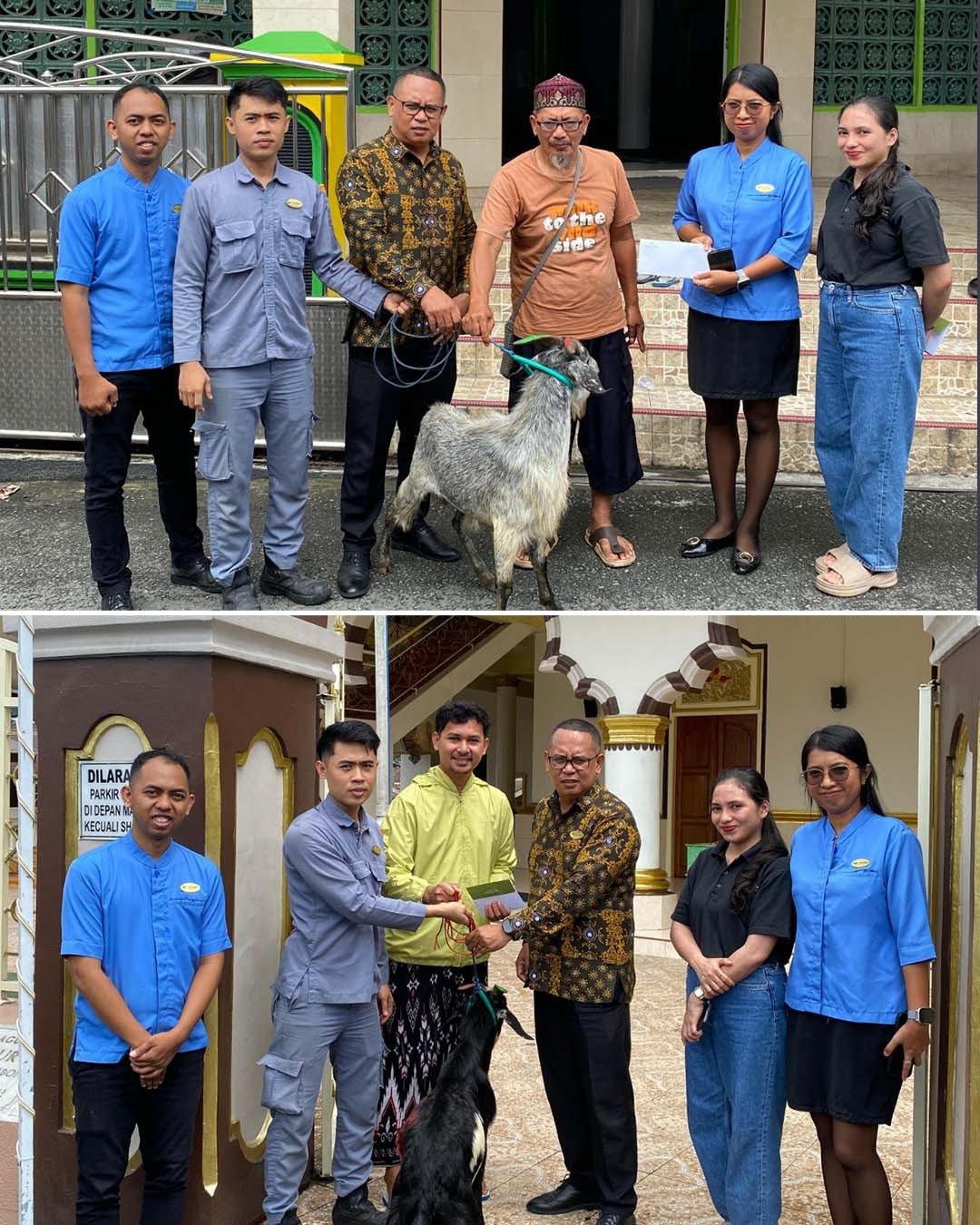 Hotel Santika Premiere Ambon Tebar Kepedulian Idul Adha Lewat Penyaluran Hewan Kurban