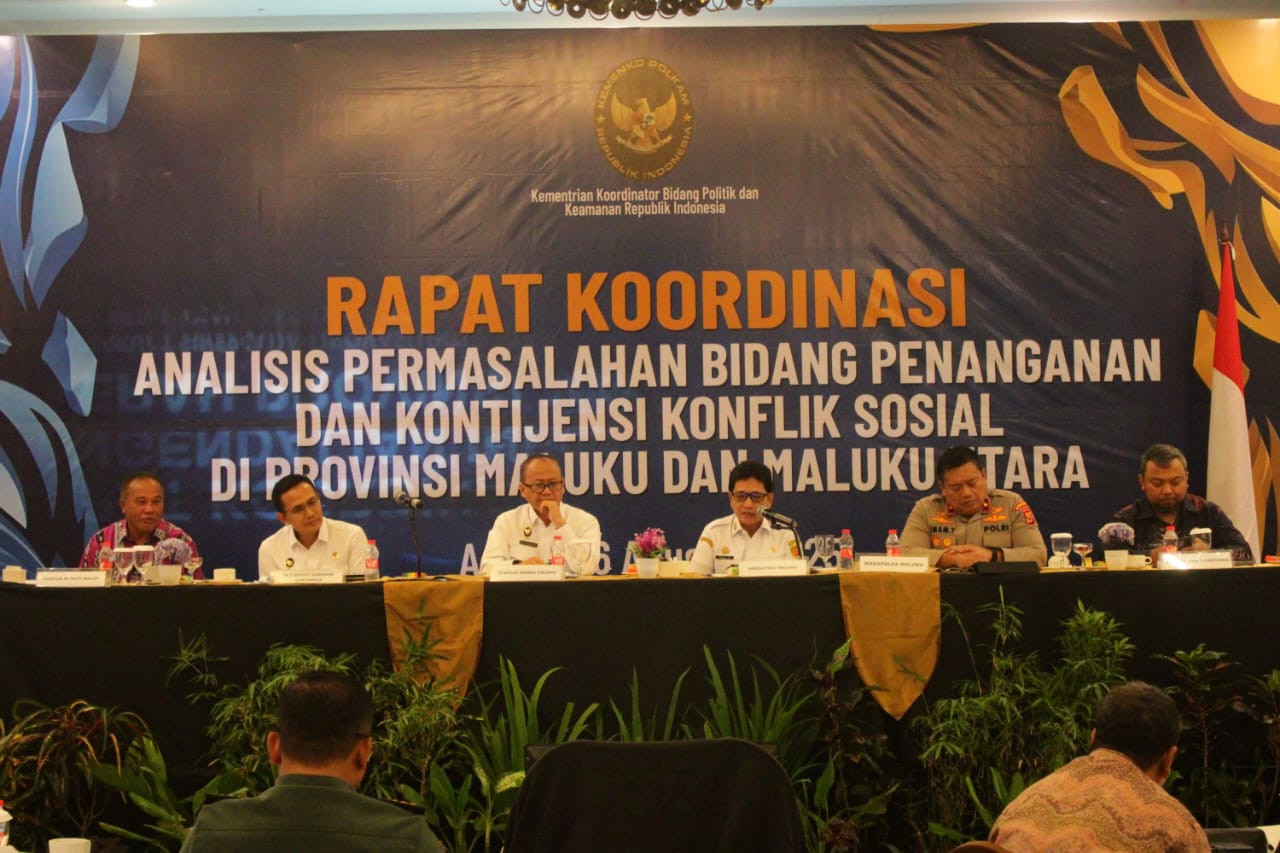 Sekda Wakili Gubernur Paparkan Materi Strategi Penanganan Konflik Sosial dan Potensi Sosial di Provinsi Maluku