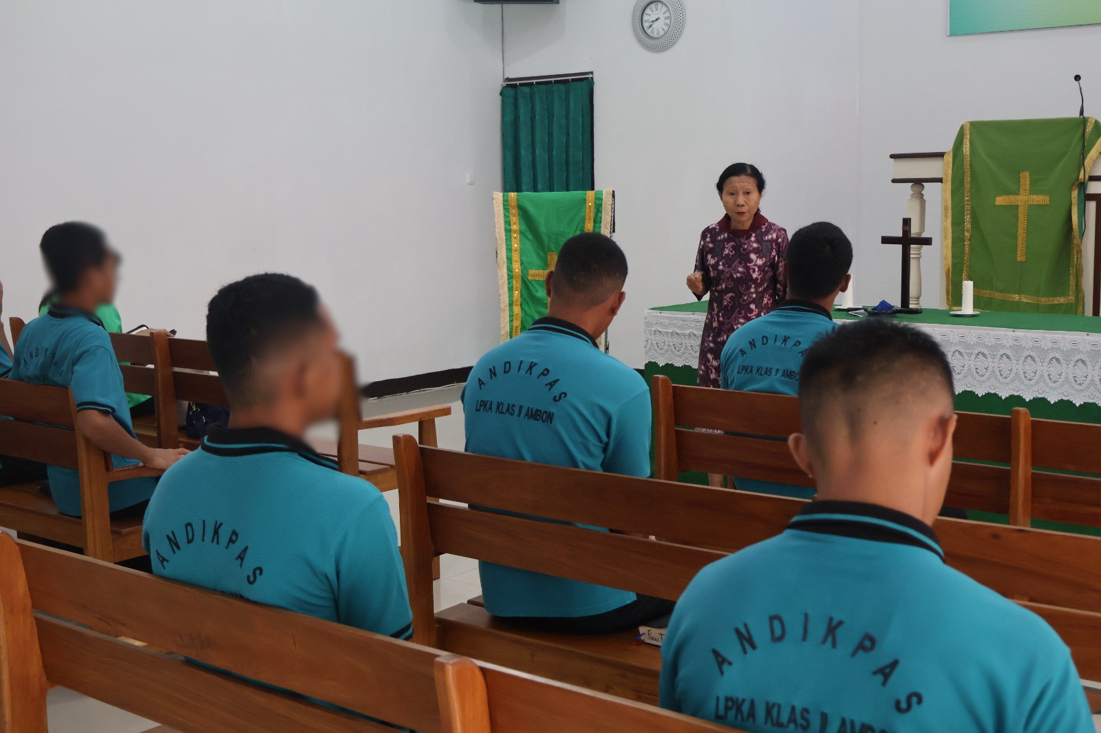 Pembinaan Rohani Perkuat Karakter Anak Binaan Kristen di LPKA Ambon