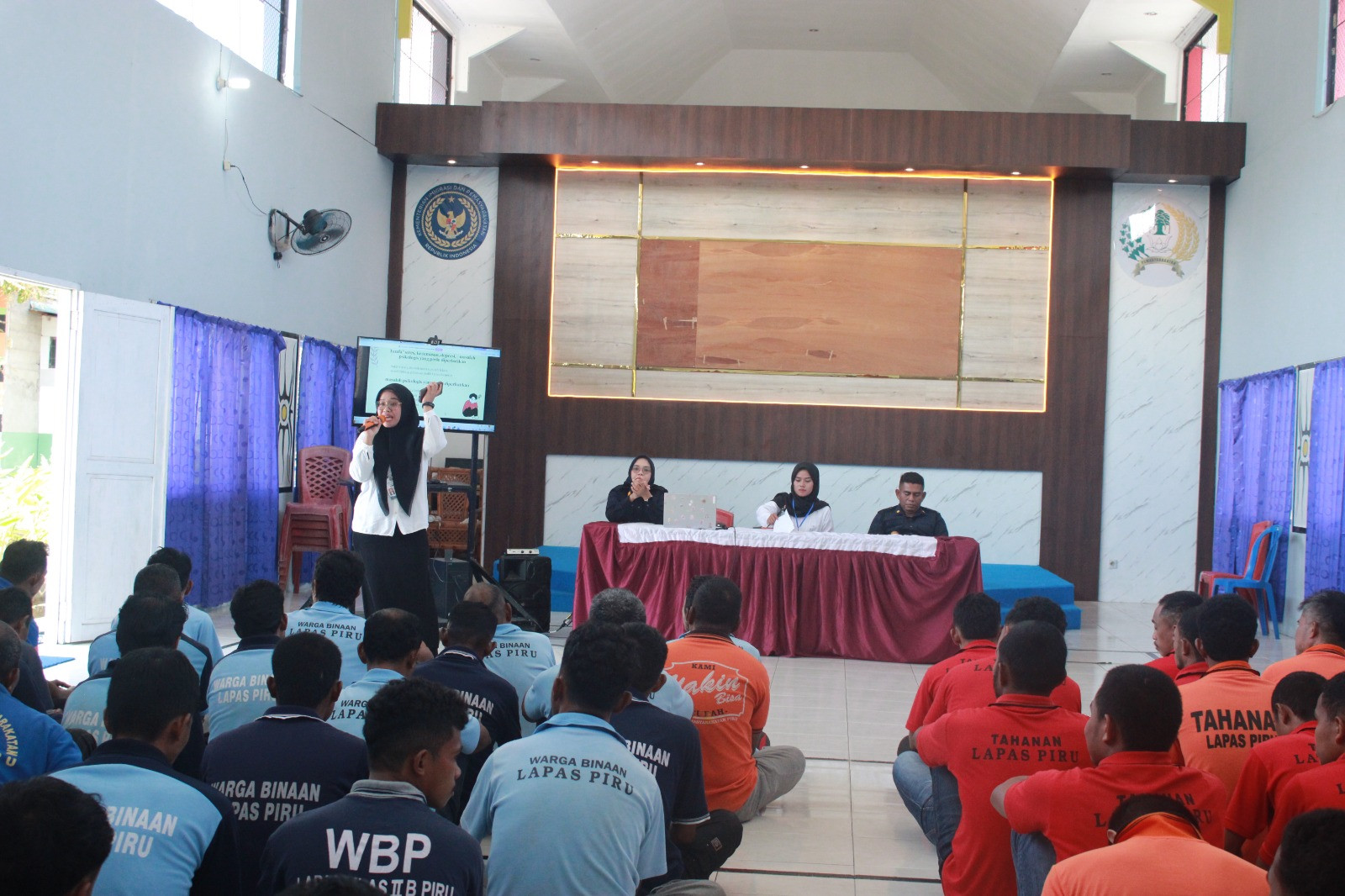 Lapas Piru Perkuat Pembinaan, Warga Binaan Dibekali Edukasi Kesehatan Mental