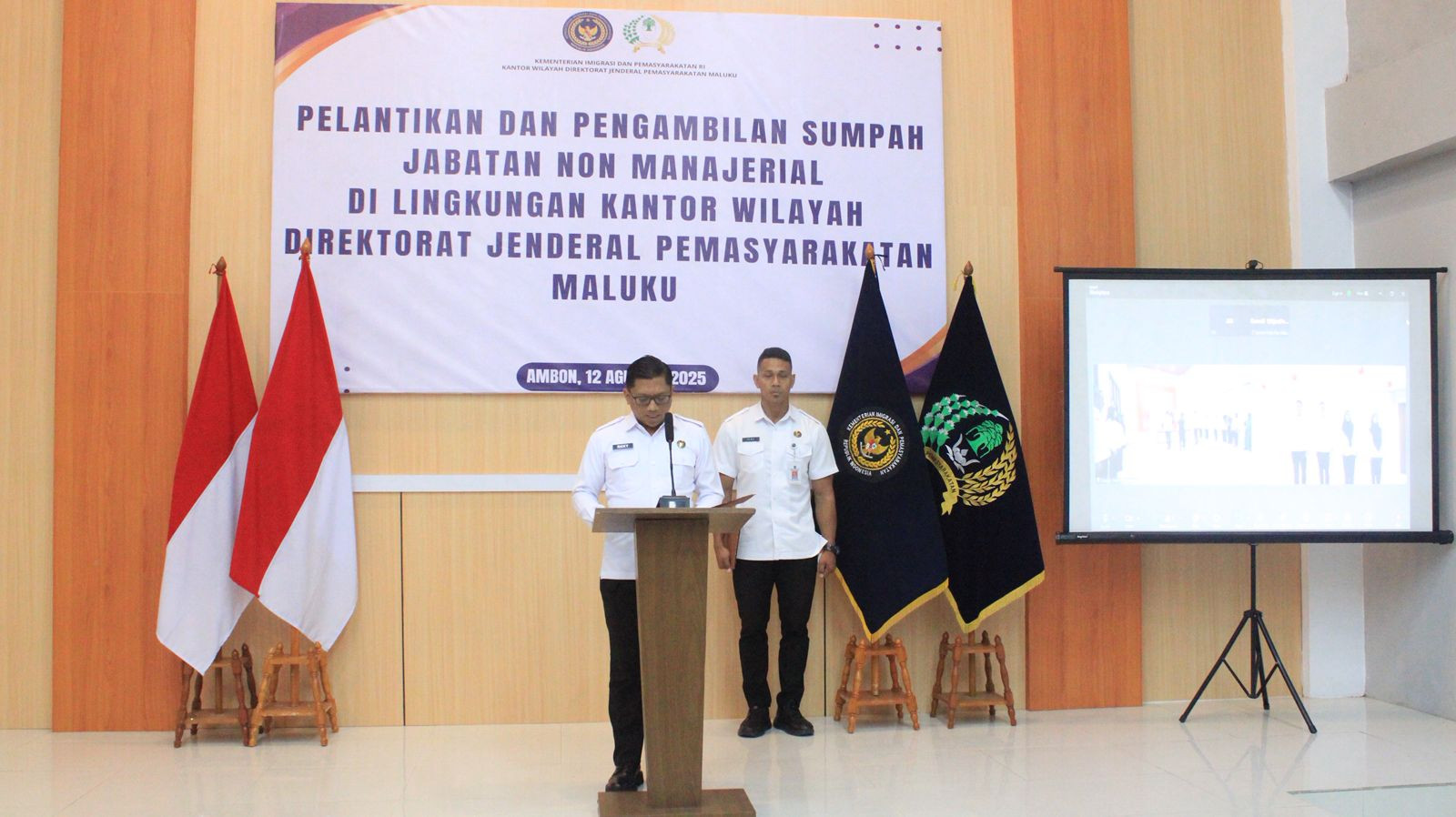 Sebanyak 7 Alumni Dilantik Dalam Jabatan JF PKP Oleh Kakanwil Ditjenpas
